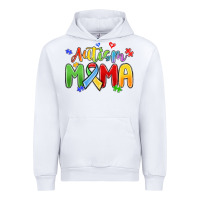 White autism mama Urban Hoodie - MaliasSmallBusiness