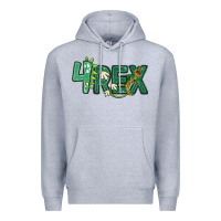 Heather Grey four rex Premium Hoodie - MaliasSmallBusiness