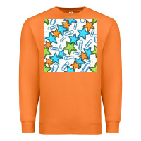 Carrot stars school seamless pattern Premium Sweatshirt - BundleAndBundleShop