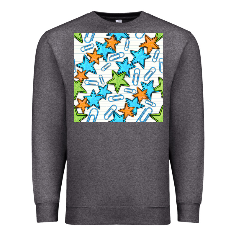 Stars School Seamless Pattern Premium Sweatshirt by BundleAndBundleShop | Teevron