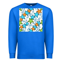 True Royal stars school seamless pattern Premium Sweatshirt - BundleAndBundleShop