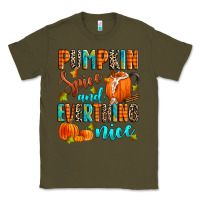 Army Green pumpkin spice and everthing nice Classic Tee - Zillion Design Studio