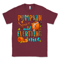Burgundy pumpkin spice and everthing nice Classic Tee - Zillion Design Studio