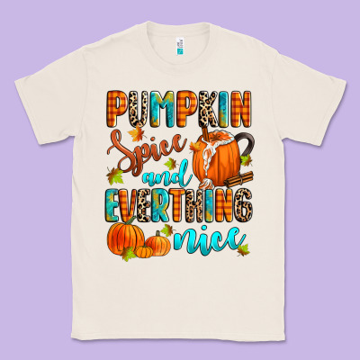 Pumpkin Spice And Everthing Nice Classic Tee Designed By Zillion Design Studio