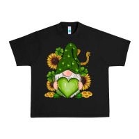 Black st patricks day shamrock sunflowers gnomes Urban Heavy Tee - RanaPortraitStore