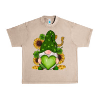 French Oak st patricks day shamrock sunflowers gnomes Urban Heavy Tee - RanaPortraitStore