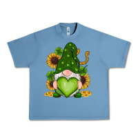 Pebble Blue st patricks day shamrock sunflowers gnomes Urban Heavy Tee - RanaPortraitStore