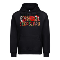 Black santa s favorite coffee school secretary Urban Hoodie - MaliasSmallBusiness