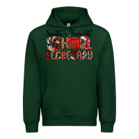 Forest Green santa s favorite coffee school secretary Urban Hoodie - MaliasSmallBusiness