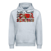Heather Grey santa s favorite coffee school secretary Urban Hoodie - MaliasSmallBusiness