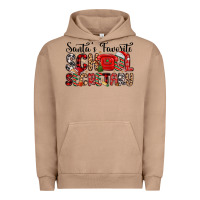 Pigment Burro santa s favorite coffee school secretary Urban Hoodie - MaliasSmallBusiness