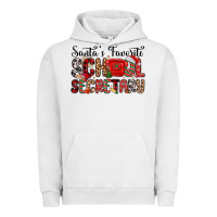 Pigment Lunar Rock santa s favorite coffee school secretary Urban Hoodie - MaliasSmallBusiness