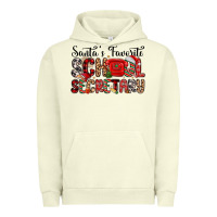 Pigment Pistachio santa s favorite coffee school secretary Urban Hoodie - MaliasSmallBusiness
