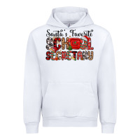 White santa s favorite coffee school secretary Urban Hoodie - MaliasSmallBusiness