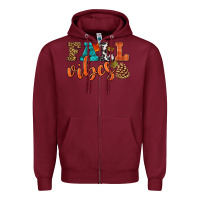 Burgundy fall vibes Zipper Hoodie - HRA Design Shop