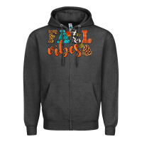 Charcoal Heather fall vibes Zipper Hoodie - HRA Design Shop