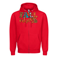Red fall vibes Zipper Hoodie - HRA Design Shop