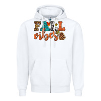 White fall vibes Zipper Hoodie - HRA Design Shop