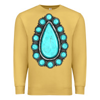 Antique Gold gemstone Premium Sweatshirt - JahusDesignShop
