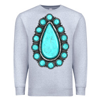 Heather Grey gemstone Premium Sweatshirt - JahusDesignShop