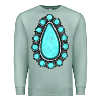 Seafoam gemstone Premium Sweatshirt - JahusDesignShop