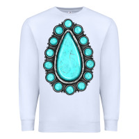 White gemstone Premium Sweatshirt - JahusDesignShop