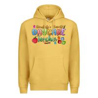 Antique Gold somebody's favorite daycare teacher Premium Hoodie - MaliasSmallBusiness