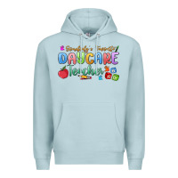 Blue Mist somebody's favorite daycare teacher Premium Hoodie - MaliasSmallBusiness