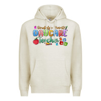 Oatmeal Heather somebody's favorite daycare teacher Premium Hoodie - MaliasSmallBusiness