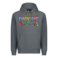 Rock somebody's favorite daycare teacher Premium Hoodie - MaliasSmallBusiness