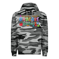 Slate Camo somebody's favorite daycare teacher Premium Hoodie - MaliasSmallBusiness