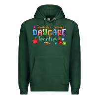 Sports Green somebody's favorite daycare teacher Premium Hoodie - MaliasSmallBusiness