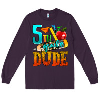 Plum 5th grade dude Long Sleeve Tee - texasbilliewilder