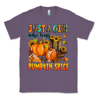 Lavender just a girl who loves pumpkin spice Classic Tee - Zillion Design Studio