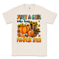 Natural just a girl who loves pumpkin spice Classic Tee - Zillion Design Studio