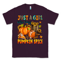 Plum just a girl who loves pumpkin spice Classic Tee - Zillion Design Studio