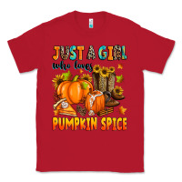 Red just a girl who loves pumpkin spice Classic Tee - Zillion Design Studio