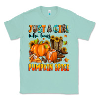 Seafoam just a girl who loves pumpkin spice Classic Tee - Zillion Design Studio