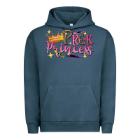 Pigment Midnight Navy pre k princess Urban Hoodie - NancyCooperArtShop