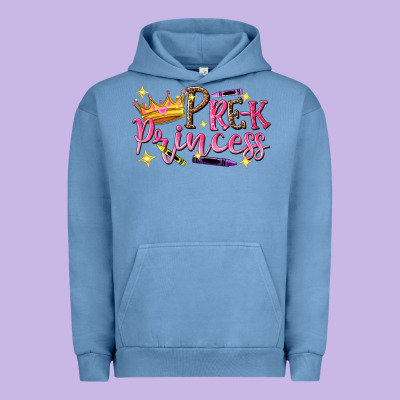 Pre K Princess Urban Hoodie Designed By Nancycooperartshop