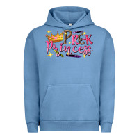 Pigment Pebble Blue pre k princess Urban Hoodie - NancyCooperArtShop
