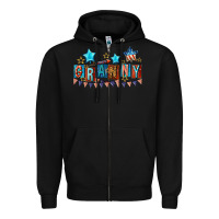 Black American Granny 4th of july Zipper Hoodie - CowGirlArtShop