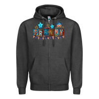 Charcoal Heather American Granny 4th of july Zipper Hoodie - CowGirlArtShop