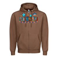 Chestnut American Granny 4th of july Zipper Hoodie - CowGirlArtShop