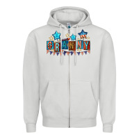 Dove Grey American Granny 4th of july Zipper Hoodie - CowGirlArtShop