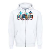 White American Granny 4th of july Zipper Hoodie - CowGirlArtShop