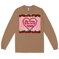 Toasted Coconut my valentine has four paws Long Sleeve Tee - RanaPortraitStore