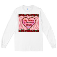 White my valentine has four paws Long Sleeve Tee - RanaPortraitStore