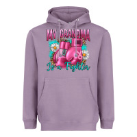 Lavender Breast Cancer My Grandma Is A Fighter Heavyweight Hoodie - Artiststas