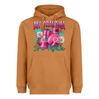 Meerkat Breast Cancer My Grandma Is A Fighter Heavyweight Hoodie - Artiststas
